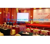 Cho thuê máy chiếu tại quận Tân Bình - Màn chiếu chất lượng cao
